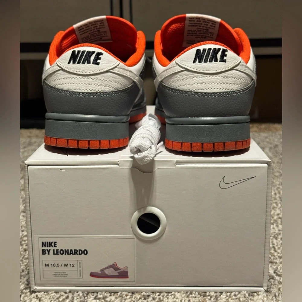 Nike Dunk Low By You “Grey Pigeon” Size 10.5 - Picture 4 of 5